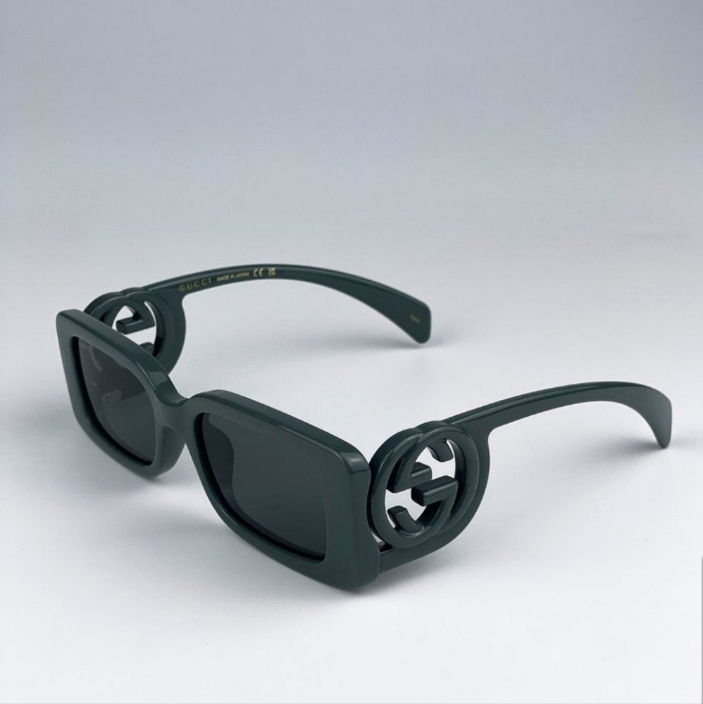 Gucci GG1325S 003 Sunglasses Black Rectangle Women